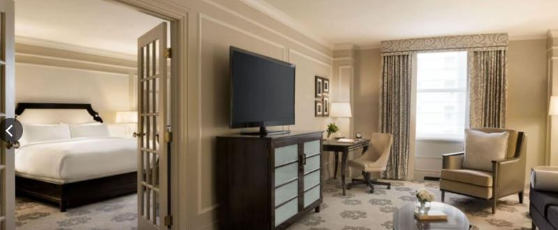 带大床的套房, Fairmont Hotel Vancouver