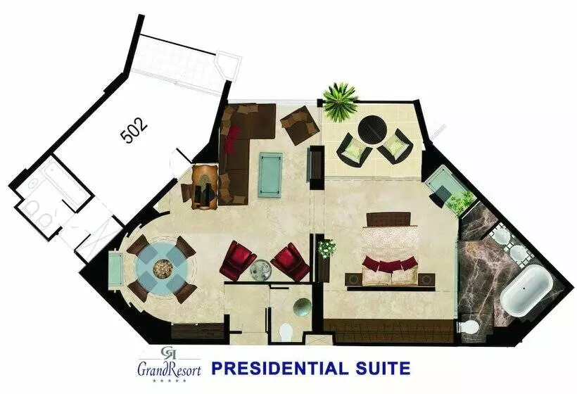سوئیت پرزیدنت, The Grandresort   Limited Edition By Leonardo Hotels