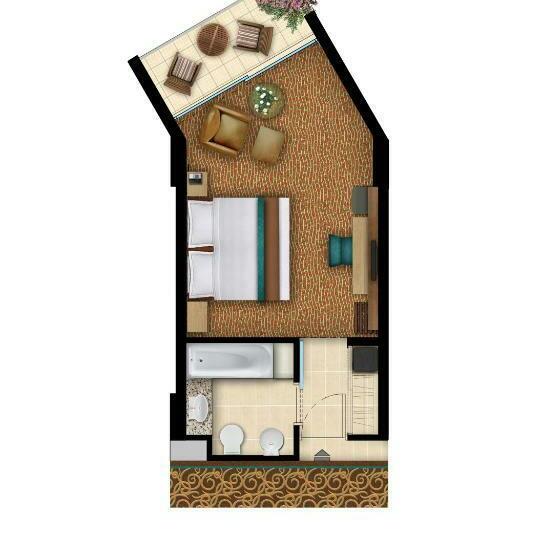 חדר דלוקס לשלושה עם נו לים, The Grandresort   Limited Edition By Leonardo Hotels