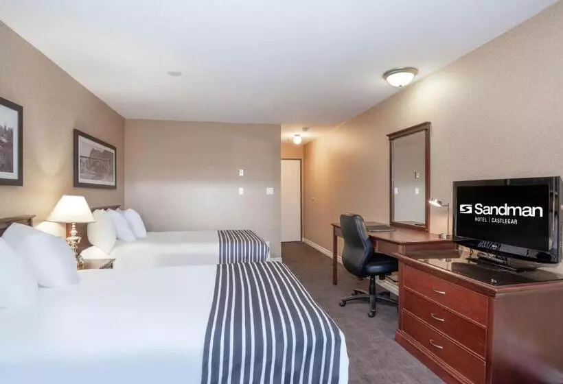 اتاق استاندارد با 2 تخت دوبل, Sandman Hotel Castlegar