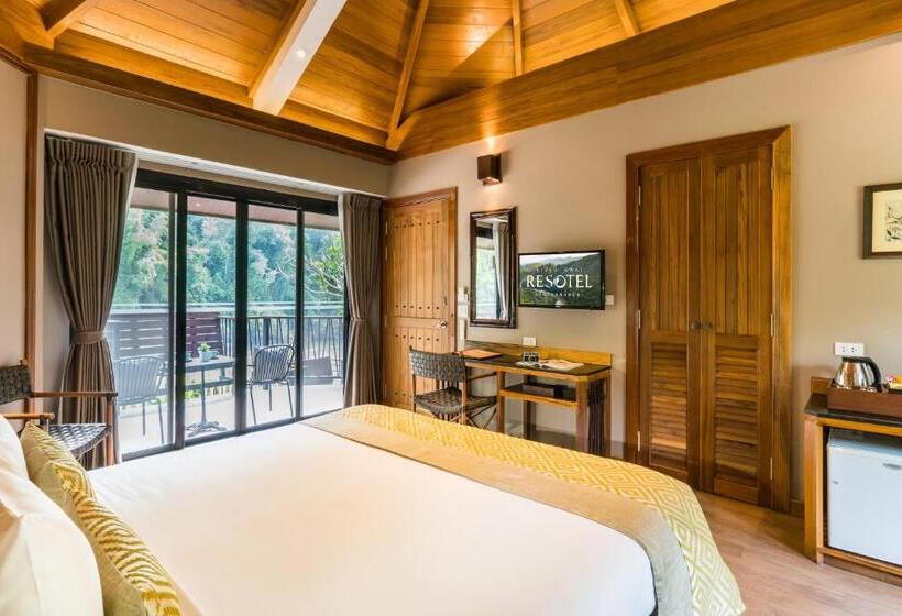 غرفة ديلوكس مطلة على النهر, River Kwai Resotel