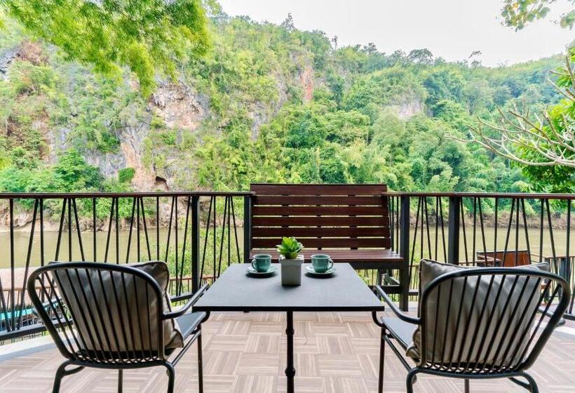 غرفة ديلوكس مطلة على النهر, River Kwai Resotel
