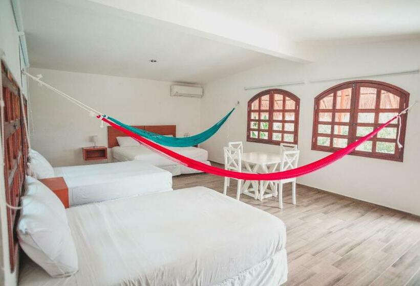 Családi Szoba, Casa Shiva Bacalar By Mij