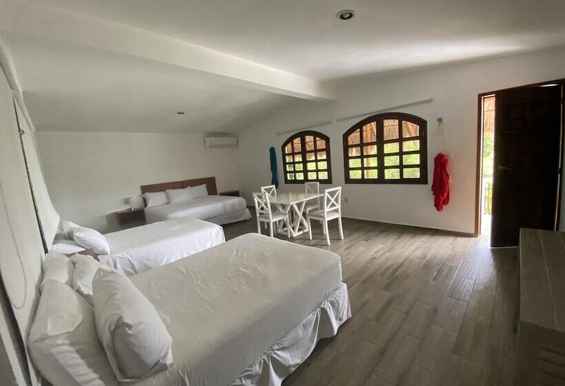 Családi Szoba, Casa Shiva Bacalar By Mij