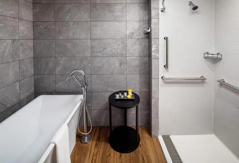 اتاق استاندارد با تخت بزرگ برای معلولان, Voco Saranac Lake Ny Waterfront, An Ihg