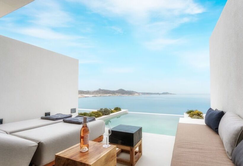 Люкс Deluxe Вид на Море, Domes White Coast Milos, Adults Only   Small Luxury Hotels Of The World