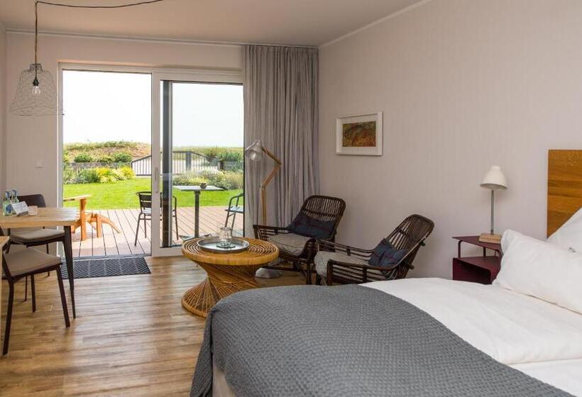 חדר דלוקס עם מרפסת טרסה, Ostseestrandhausholnis