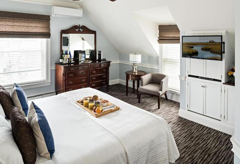 キングサイズベッドのスーペリアルーム, Crowne Pointe Historic Inn Adults Only