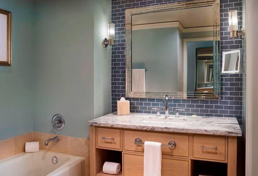 غرفة قياسية سرير مزدوج إطلالة جانبية على  البحر, The Ritzcarlton Key Biscayne, Miami