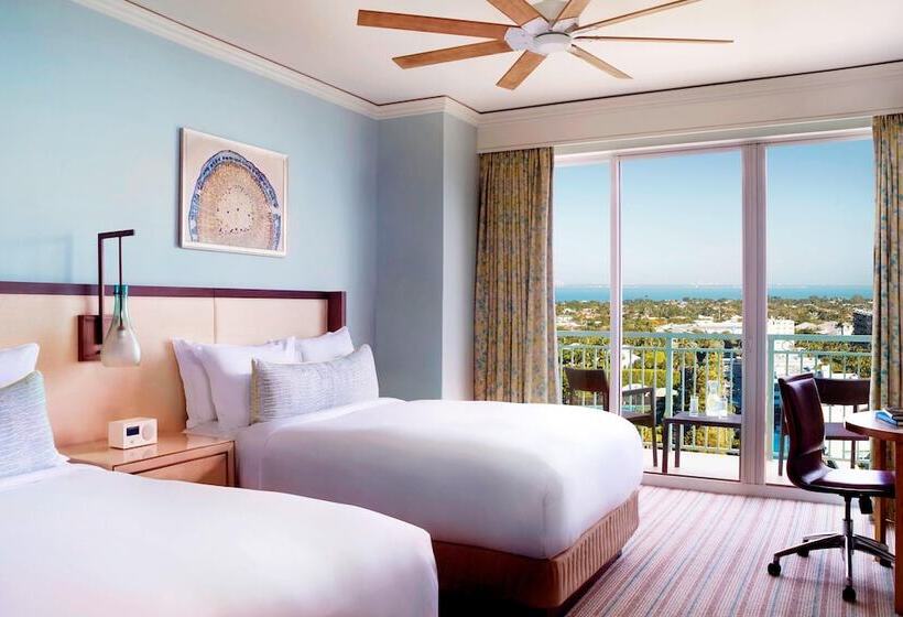غرفه قياسيه سريرين مزدوجين, The Ritzcarlton Key Biscayne, Miami