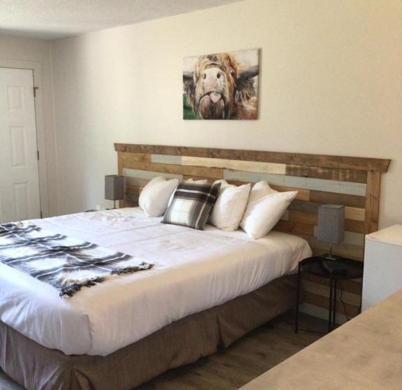 חדר דחוקס עם מיטת קינג, Christina Lake Motel And Rv Park