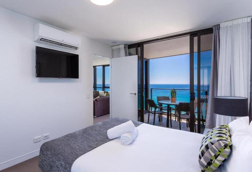 شقة غرفة واحدة مطلة على البحر, Hostrelax Residences On Surfers