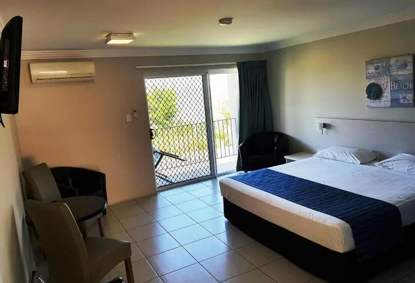 キングサイズベッドのスタンダードルーム, Cardwell Beachcomber Motel & Tourist Park