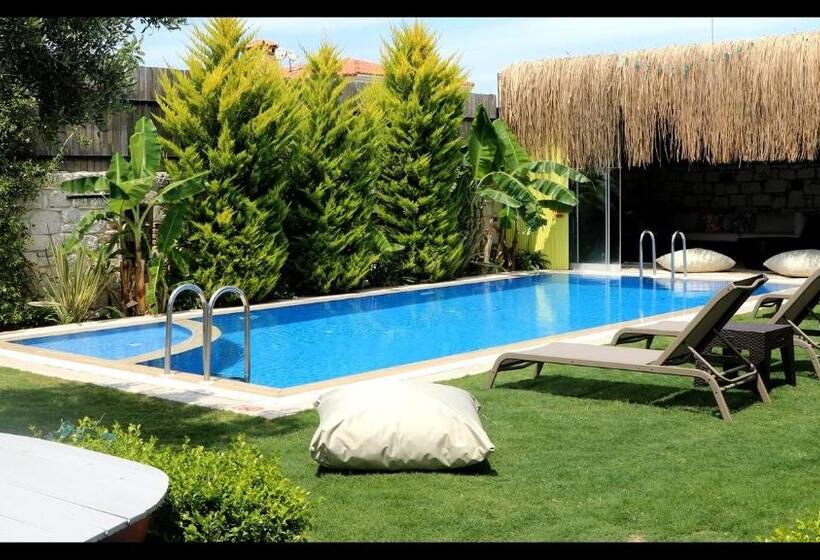 غرفة ديلوكس مطلة على حمام السباحة, June Alaçatı Adult Only