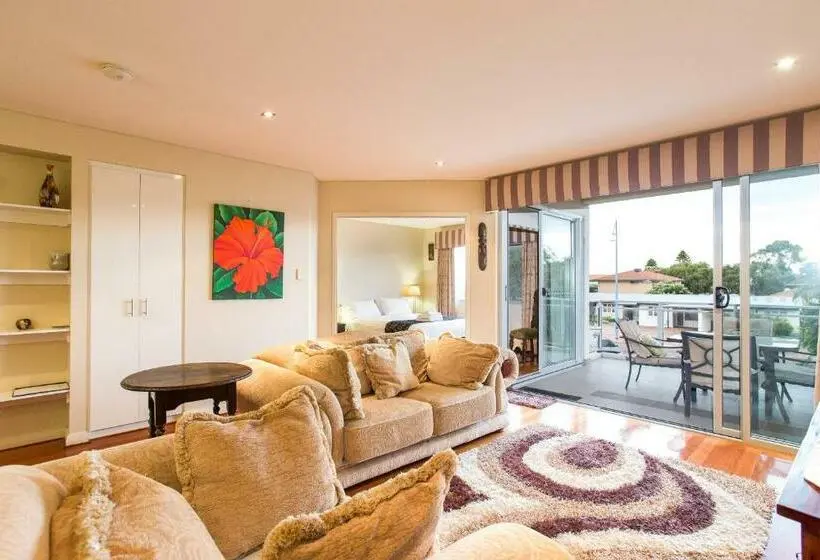 プレミアムアパートメント、1ベッドルーム 、オーシャンビュー, Spinnakers By Rockingham Apartments