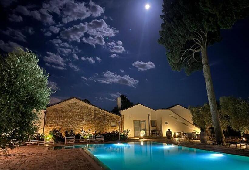 스탠다드 룸 풀장 전망, Masseria Celentano Relais & Agriturismo