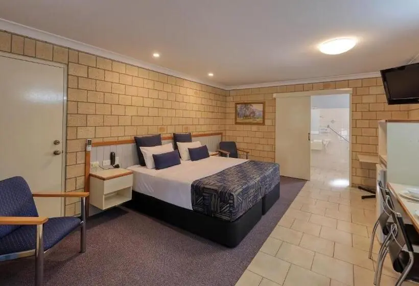身障者適用キングサイズベッドルーム, Jacaranda Country Motel