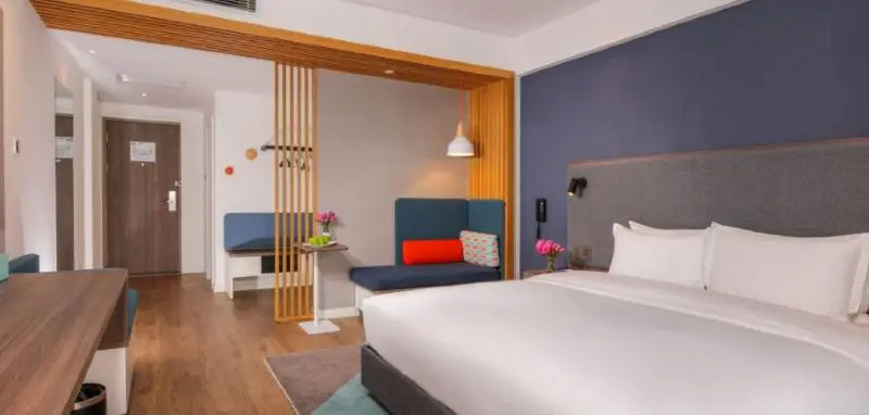 キングサイズベッドのスタンダードルーム, Holiday Inn Express Chengdu East, An Ihg