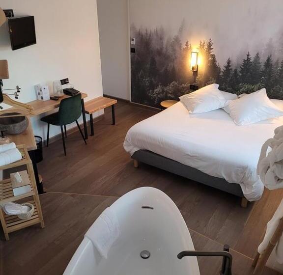 스탠다드 룸, Restaurant Les Glycines