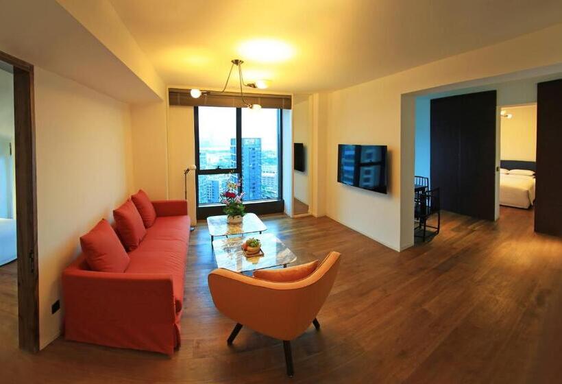 Апартаменты Deluxe 2 Спальни, Kapok Shenzhen Houhai