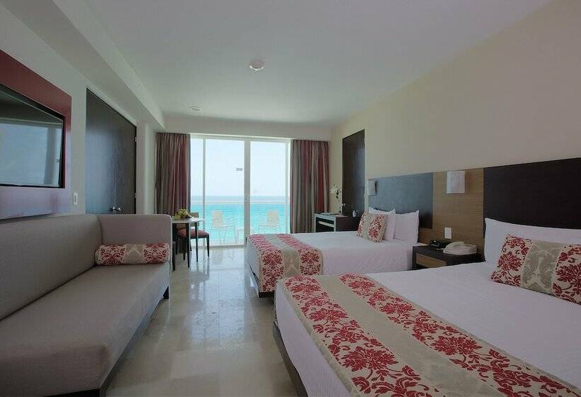 带海景的俱乐部房间, Krystal Cancun