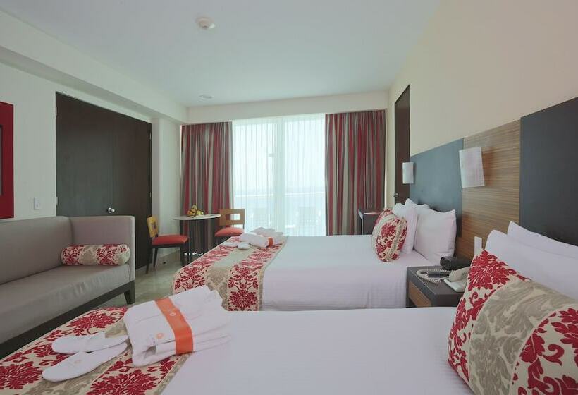 带海景的俱乐部房间, Krystal Cancun