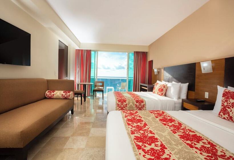 带海景的俱乐部房间, Krystal Cancun