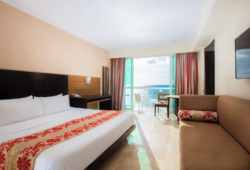 带海景的俱乐部房间, Krystal Cancun
