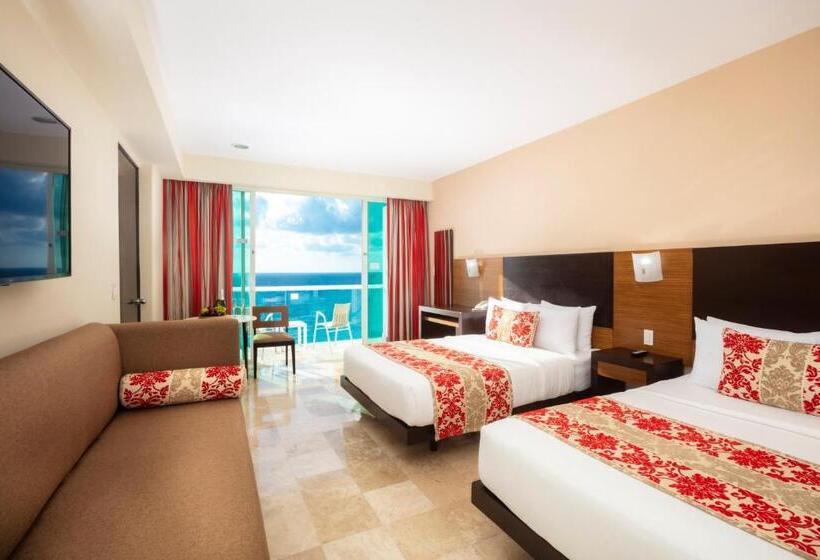 带海景的俱乐部房间, Krystal Cancun