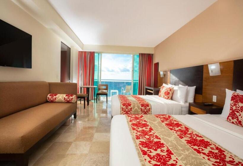 带海景的俱乐部房间, Krystal Cancun