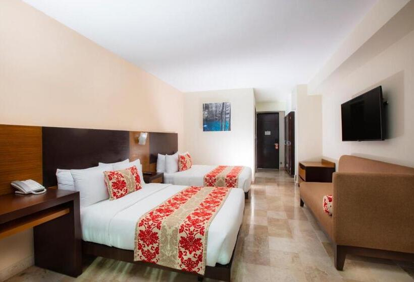 带海景的俱乐部房间, Krystal Cancun