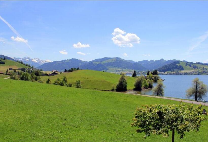 شقة غرفة واحدة ذات إطلالة, B&b Ferienhof Am See