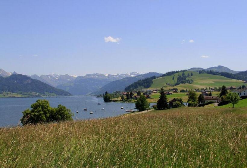 شقة غرفة واحدة ذات إطلالة, B&b Ferienhof Am See