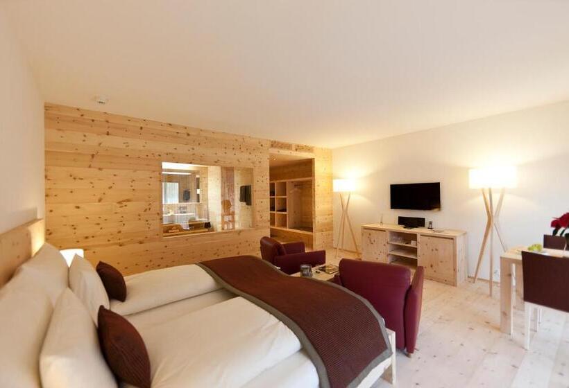 جناح جونيور مزوَّد بتراس, Relais & Châteaux In Lain Hotel Cadonau