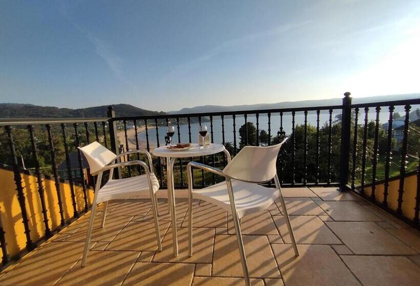 חדר סטנדרט נוף לים עם טרסה, Complexo Alameda