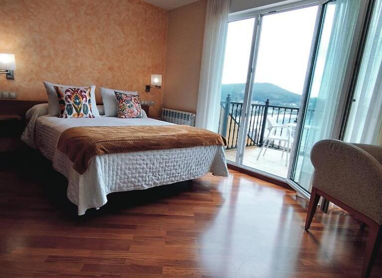 חדר סטנדרט נוף לים עם טרסה, Complexo Alameda