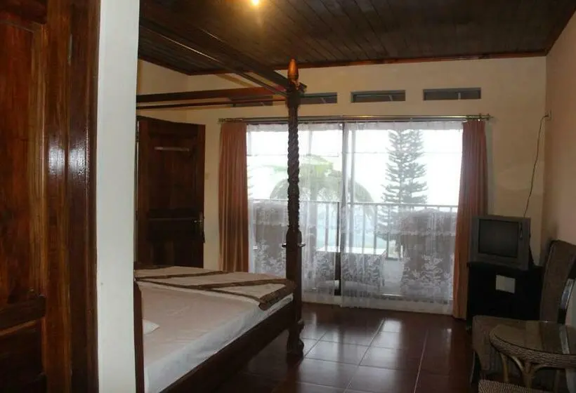 Standardzimmer mit Balkon, Sukuh Cottage