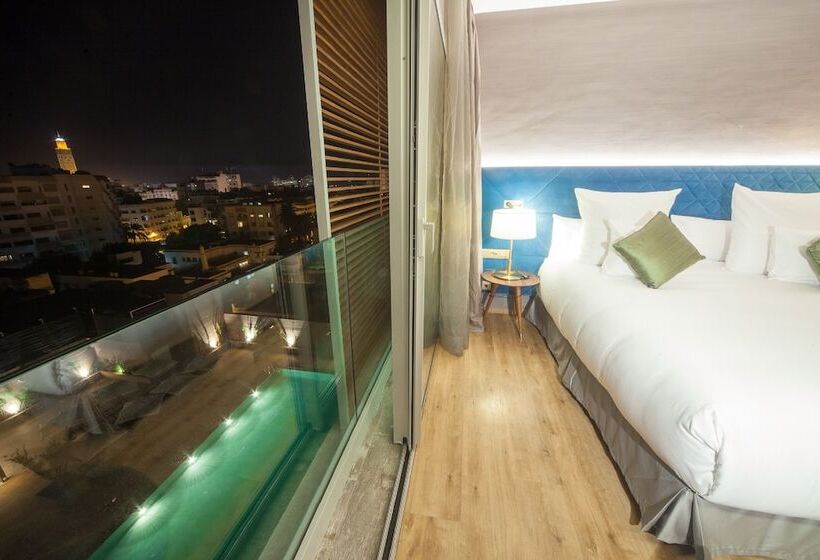 带泳池观景的豪华房, Barcelo Anfa Casablanca