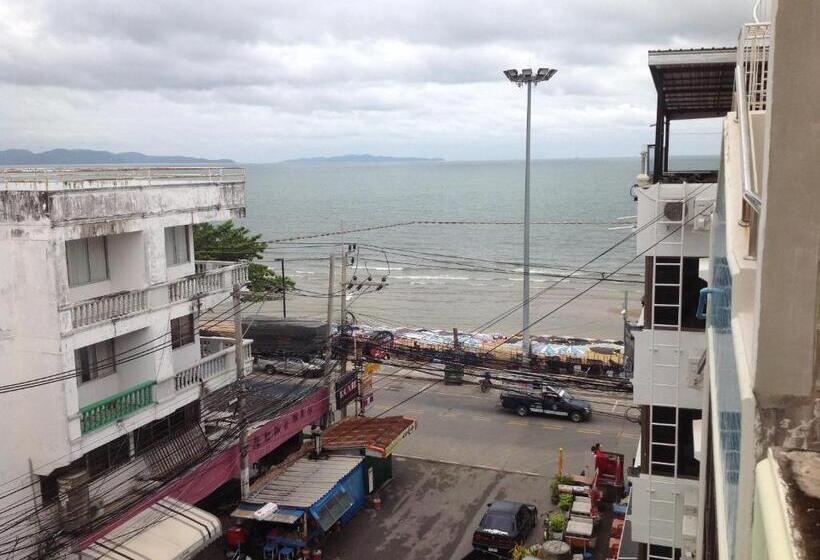 オーシャンビューデラックスルームバルコニー付き, Bambus Motel