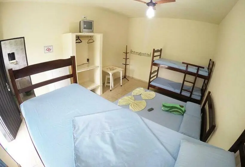 اتاق استاندارد چهار تخته, Pousada Casa Verde Ubatuba