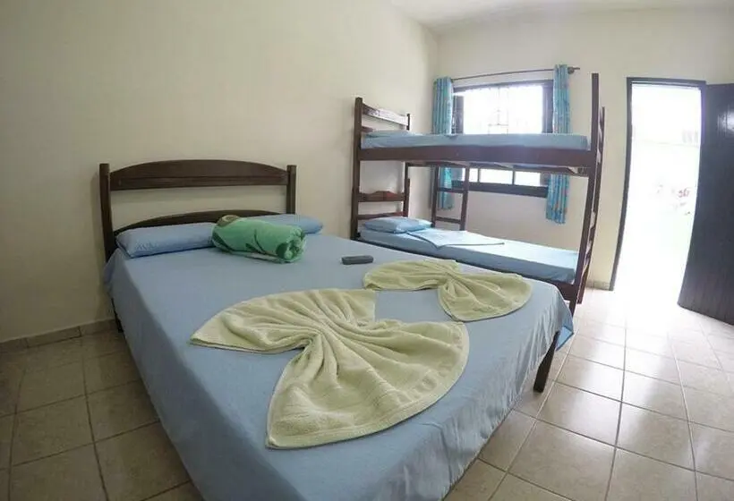 اتاق استاندارد چهار تخته, Pousada Casa Verde Ubatuba