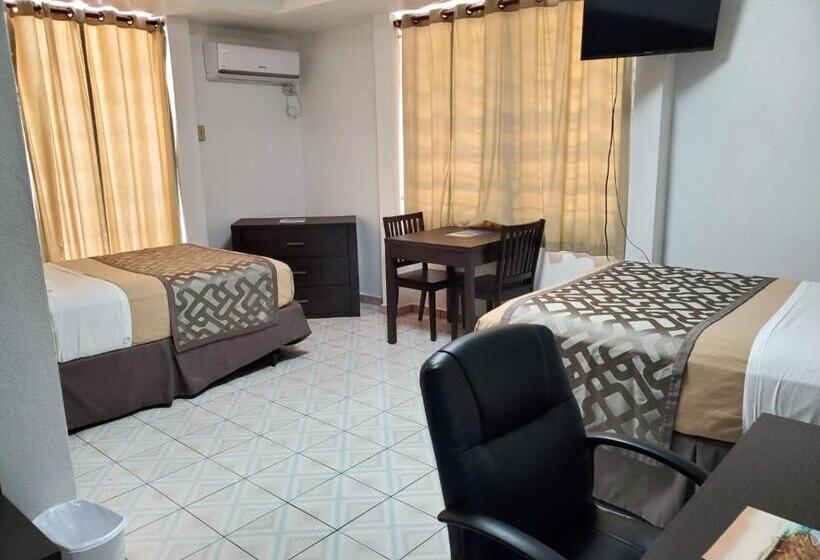 اتاق استاندارد با 2 تخت دوبل, Borinquen Beach Inn