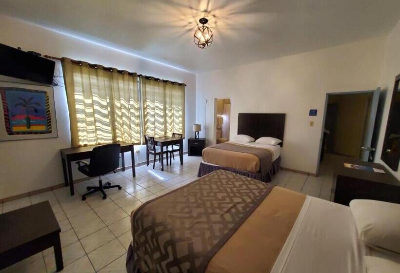 اتاق استاندارد با 2 تخت دوبل, Borinquen Beach Inn