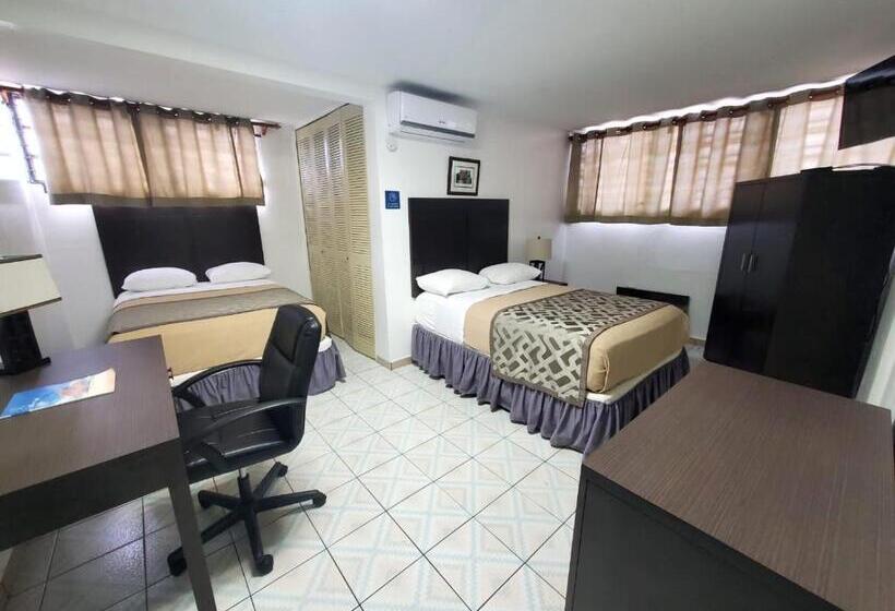 스탠다드 룸 더블 침대 2개, Borinquen Beach Inn