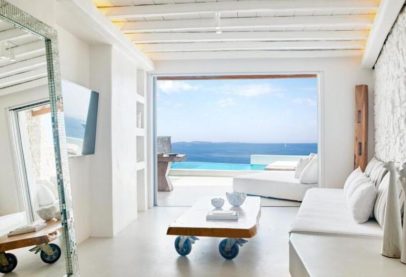 Вилла с 1 спальней и бассейном, Cavo Tagoo Mykonos