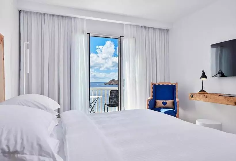 オーシャンビューのプレミアムルーム。, Myconian Imperial   Leading Hotels Of The World