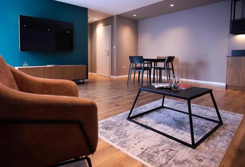 1 Bedroom Penthouse Apartment, Swiss Apartments Prishtina