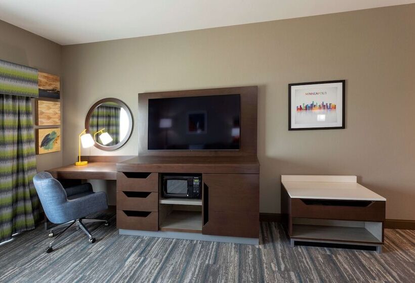 Номер Стандарт Двуспальная Кровать Адаптированный для Инвалидов, Hampton Inn Eden Prairie Minneapolis