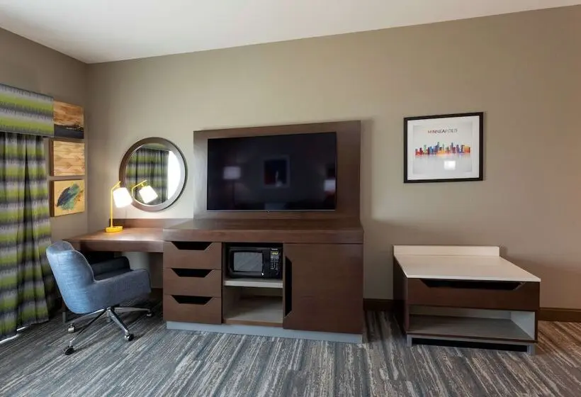 身障者適用ダブルベッド付きスタンダードルーム, Hampton Inn Eden Prairie Minneapolis