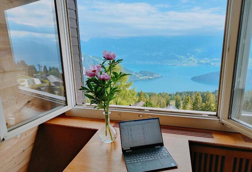 스탠다드 룸 호수 전망, Bergsonne Rigi
